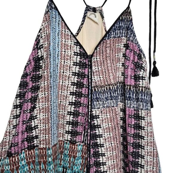 Anthropologie Akemi + Kin Tasseled Asymmetrical Midi Dress Size XS - Picture 5 of 10